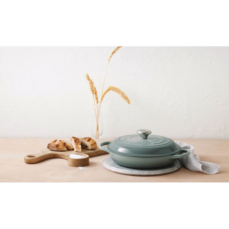 Le Creuset Signature Buffetgryde 30 cm/3,5 L, Sea Salt