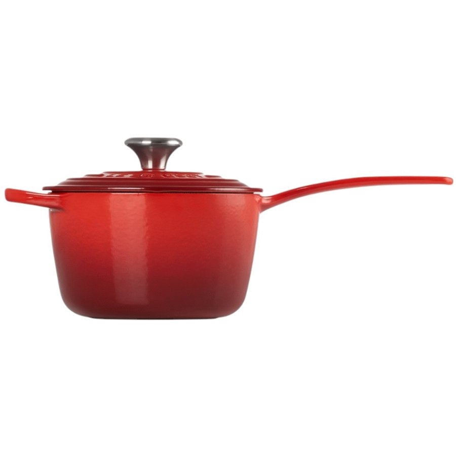Le Creuset Signature Stbejernskasserolle 16 cm/1,5 L, Cerise