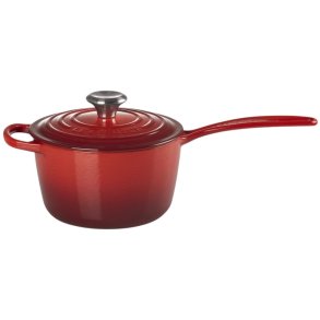 Le Creuset Signature Stbejernskasserolle 16 cm/1,5 L, Cerise