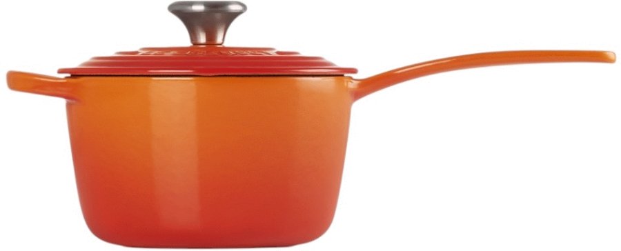 Le Creuset Signature Stbejernskasserolle 16 cm/1,5 L, Volcanic