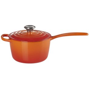 Le Creuset Signature Stbejernskasserolle 16 cm/1,5 L, Volcanic