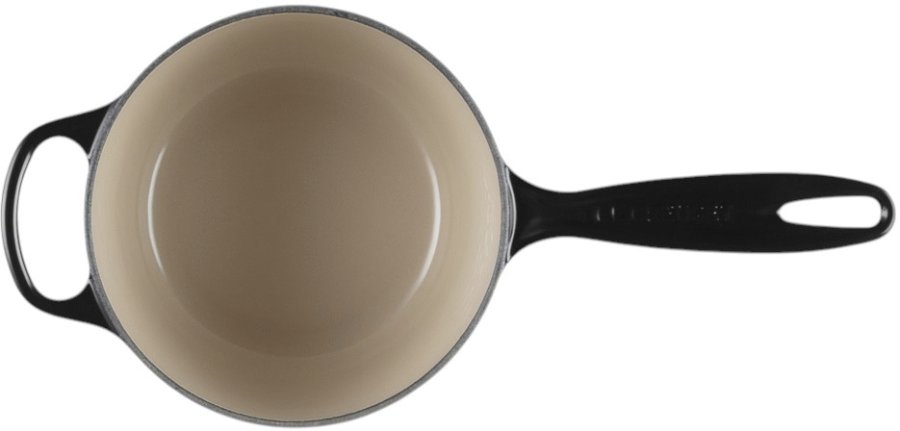 Le Creuset Signature Stbejernskasserolle 16 cm/1,5 L, Sort