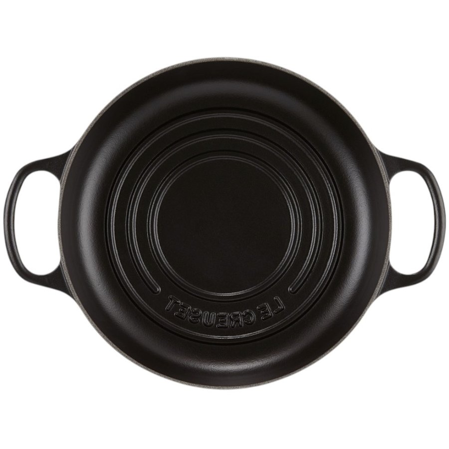Le Creuset Signature Stbejern Brdform 24 cm/1,6 L, Mat Sort