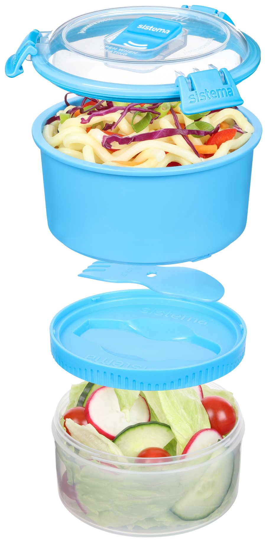 Sistema To Go Stack Lunchbox 965 ml, Blau