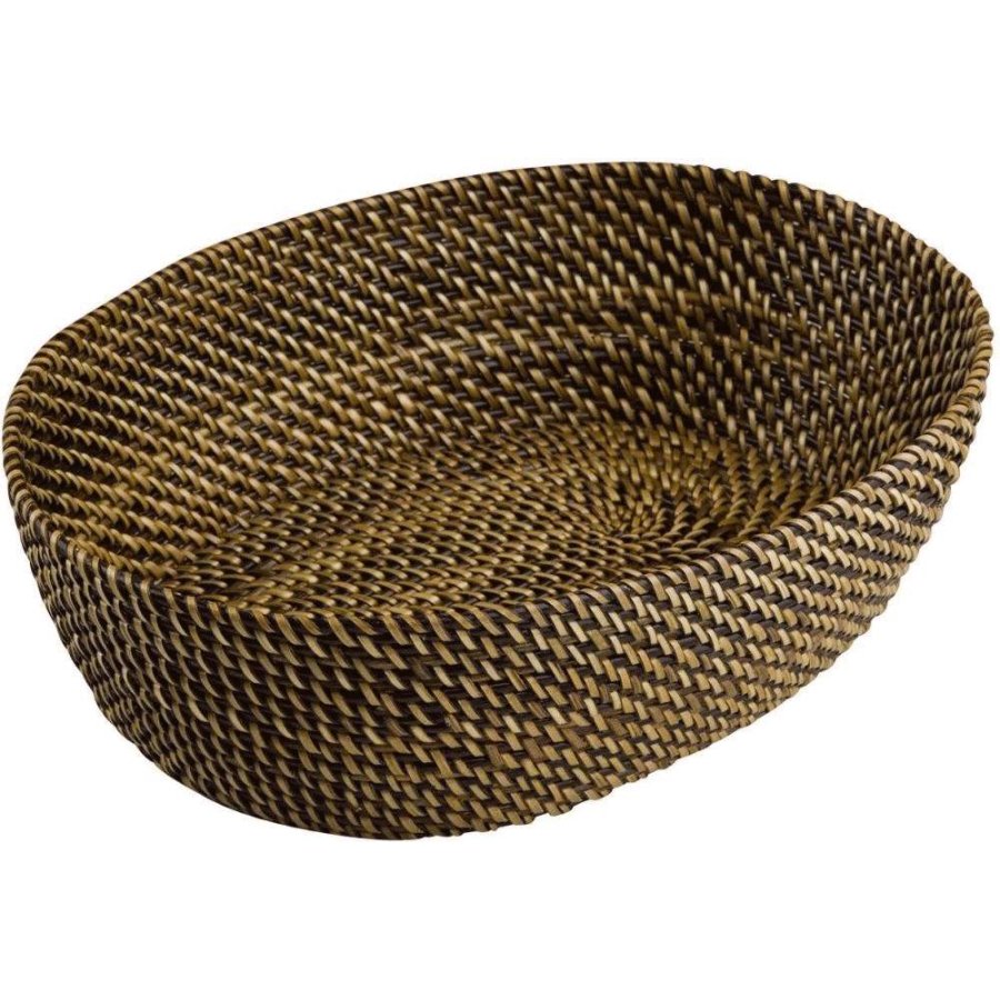 Pillivuyt Oval Brotkorb 29,5 cm, Hell-/Dunkelbraun