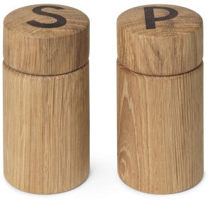 Spring Copenhagen Salz- und Pfeffermhle Twins H12,3 cm, Eiche