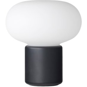 New Works Karl-Johan Trdls Bordlampe H18 cm, Kold Sort