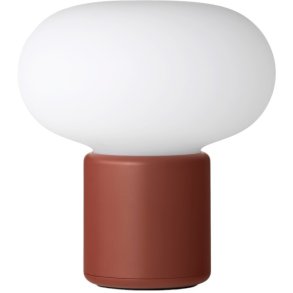 New Works Karl-Johan Trdls Bordlampe H18 cm, Earth Red