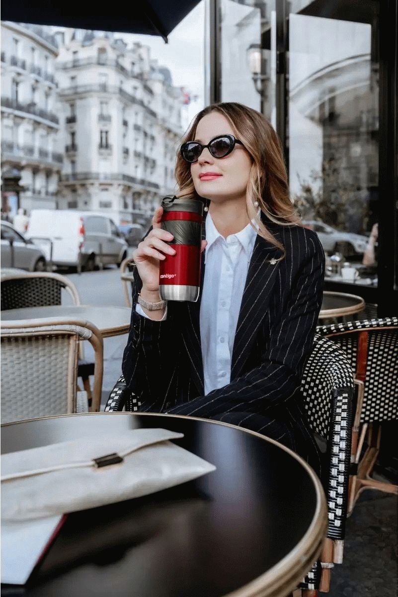 Contigo Byron 2.0 Thermobecher 470 ml, Rot