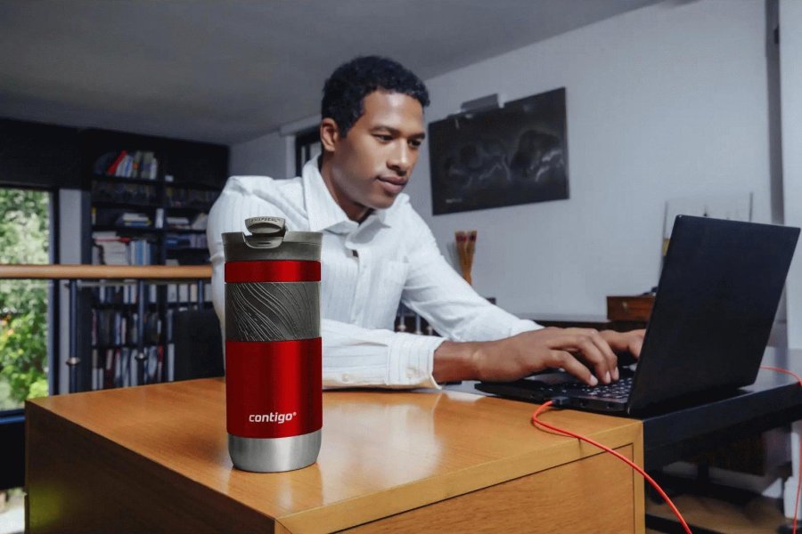 Contigo Byron 2.0 Thermobecher 470 ml, Rot