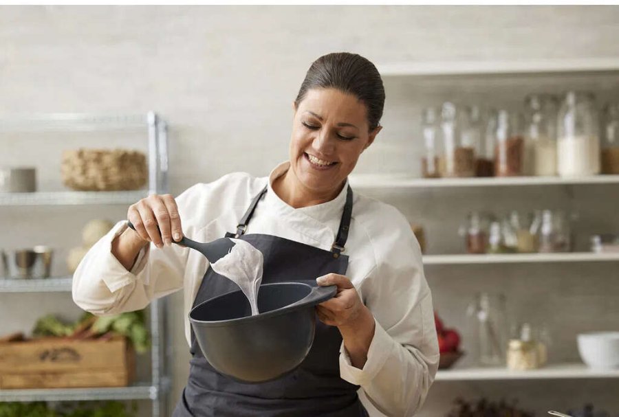 Blomsterbergs Rhrlffel 27 cm, Grau