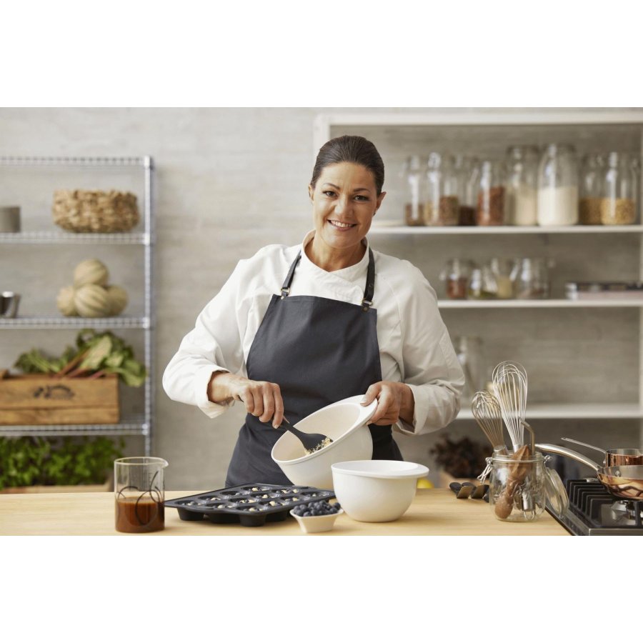 Blomsterbergs Muffinvorm voor 12 stuks, Grijs