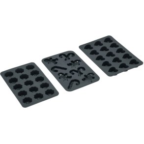 Blomsterbergs Chocoladevorm 3-delig, Grijs