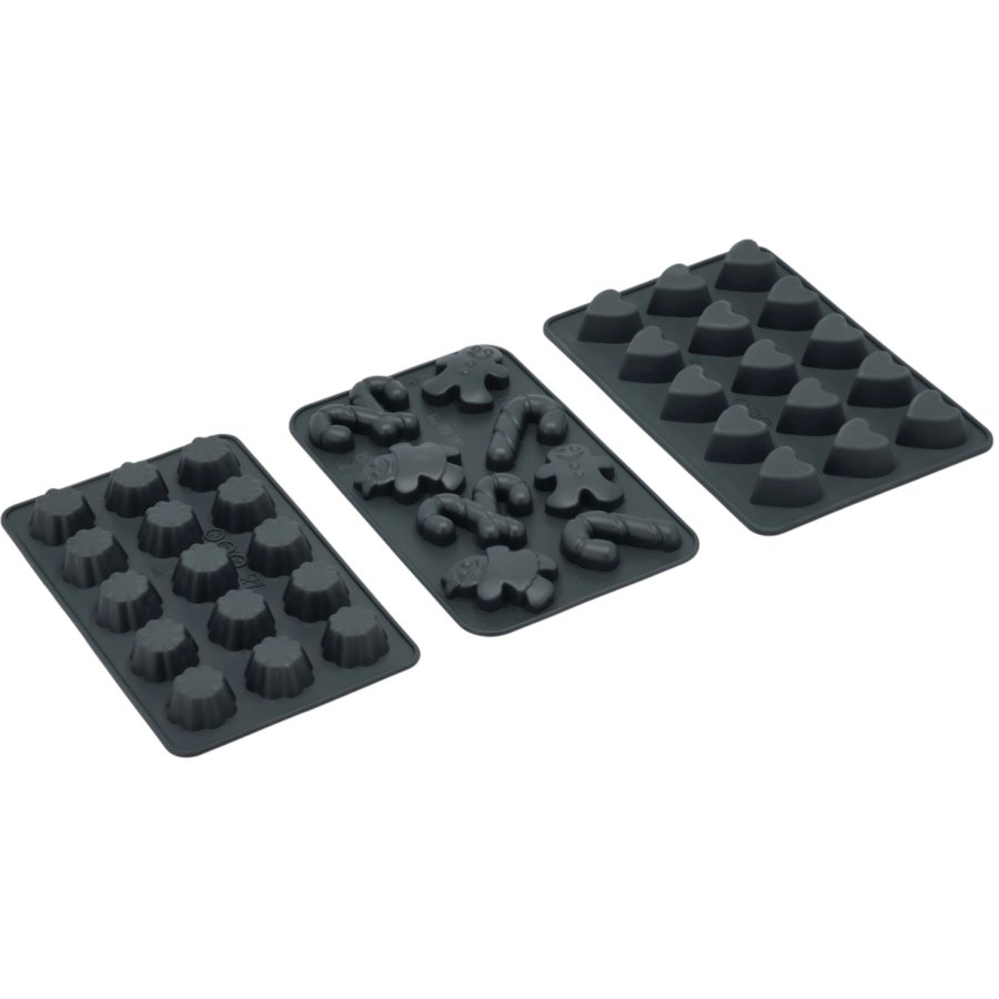 Blomsterbergs Chocoladevorm 3-delig, Grijs