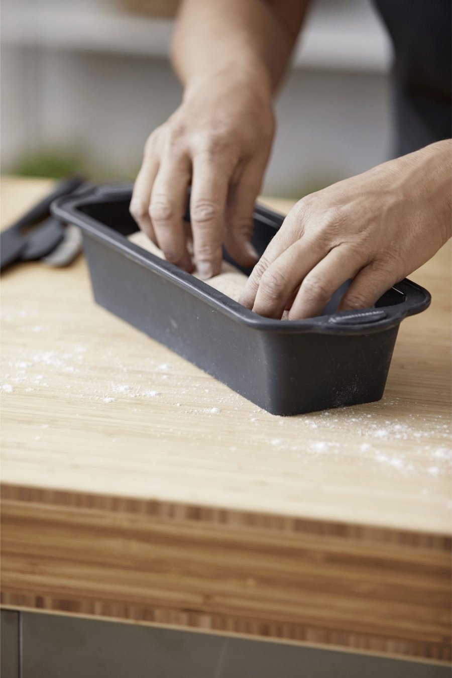 Blomsterbergs Siliconen Broodvorm 30 cm, Grijs