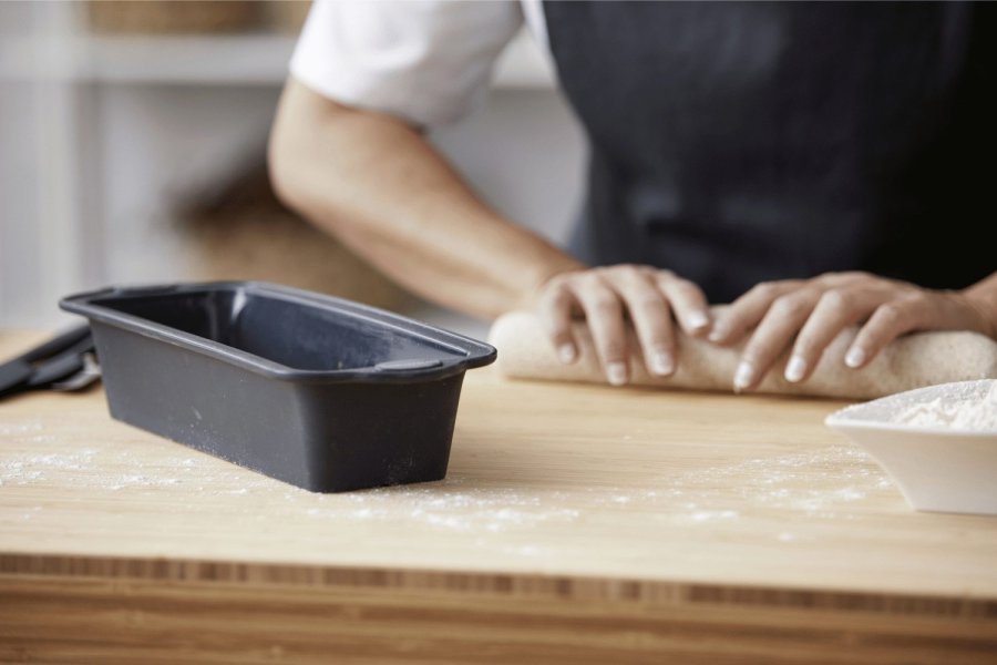 Blomsterbergs Siliconen Broodvorm 30 cm, Grijs