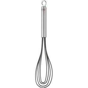 Rsle Schneebesen flach 27 cm, Stahl/Schwarz