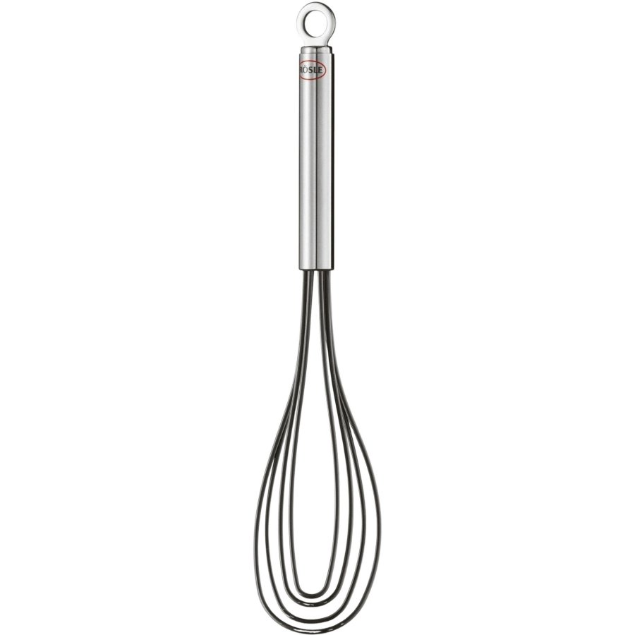 Rsle Schneebesen flach 27 cm, Stahl/Schwarz