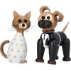 Spring Copenhagen Brudepar Happy & Lucky 12,5 cm, B�g