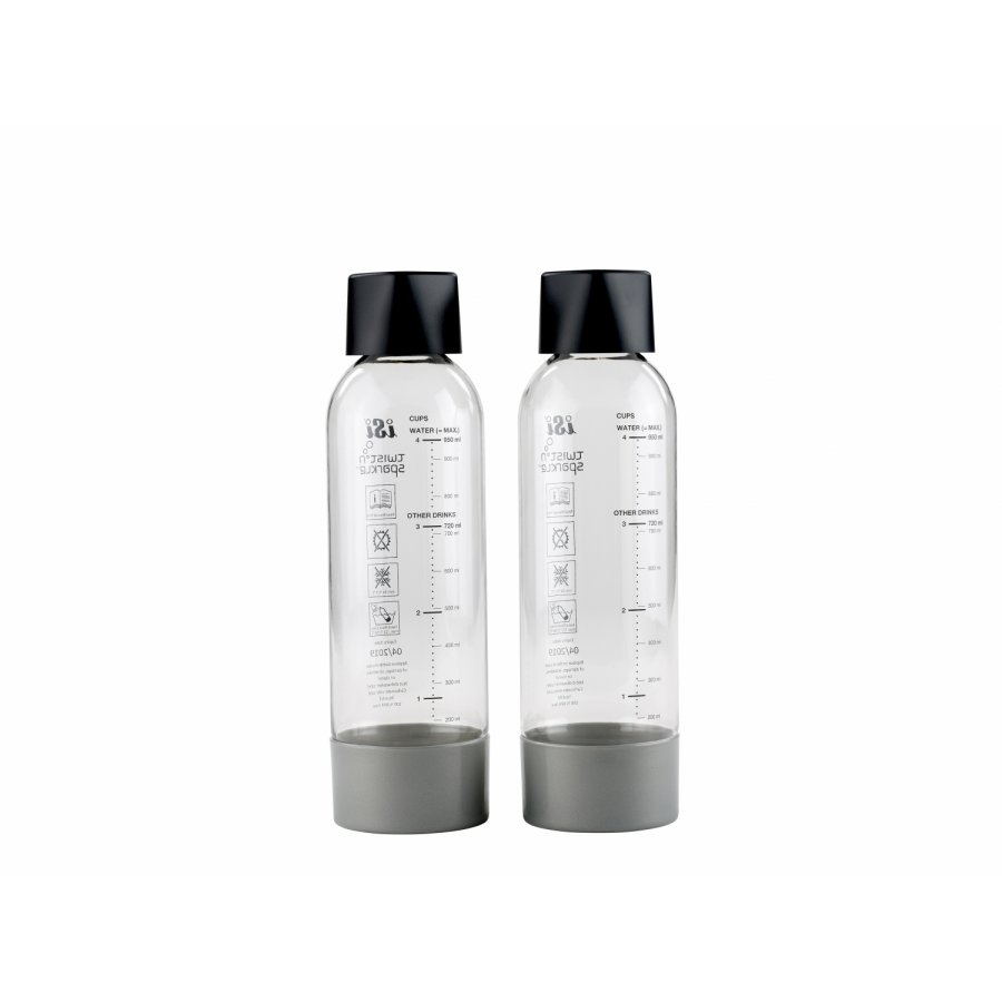 iSi Twist and Sparkel flaskes�t 2 flasker 950ml