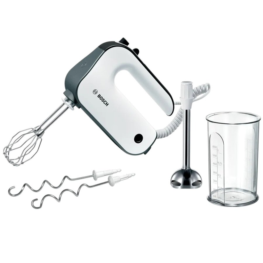 Bosch Styline Hndmixer 850W m. Stavblender, Hvid