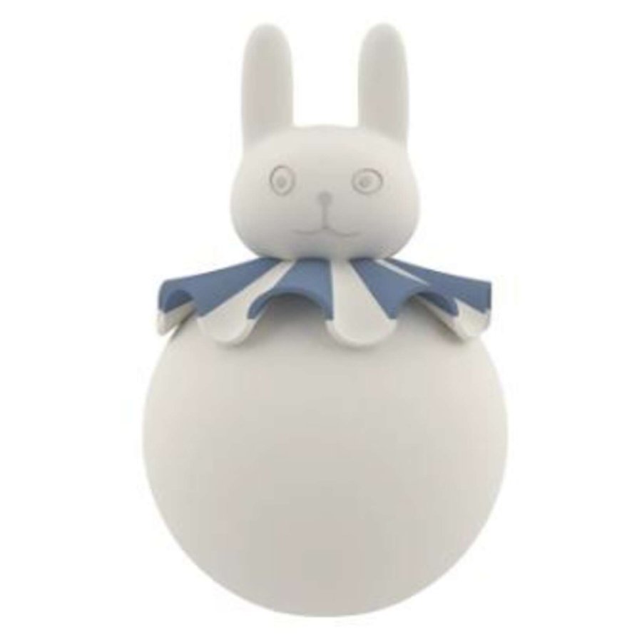 OYOY Mini Nachtlicht Hase H18,5 cm, Offwhite/Blue