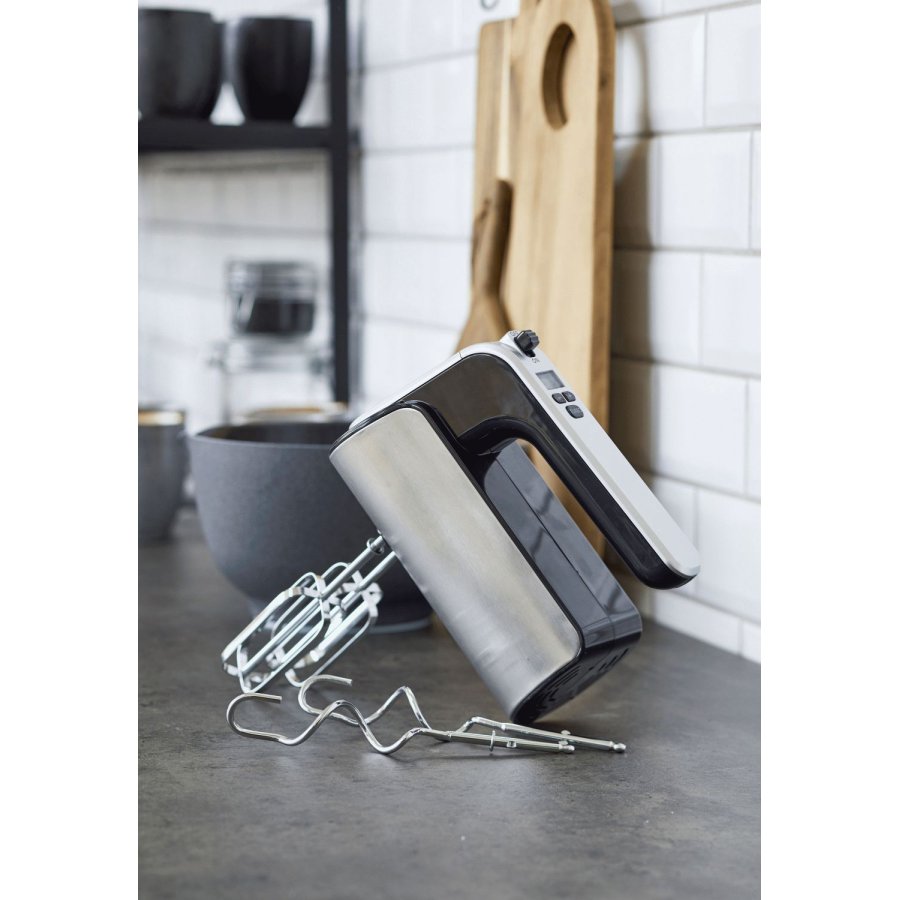 Blomsterbergs Hndmixer 350W, Sort/Stl