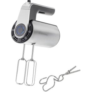 Blomsterbergs Handmixer 350W, Schwarz/Stahl