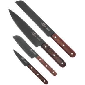 Lion Sabatier International Phenix Knivst 4 Dele, Sort/Tr