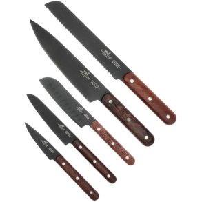Lion Sabatier International Phenix Knivst 5 Dele, Sort/Tr
