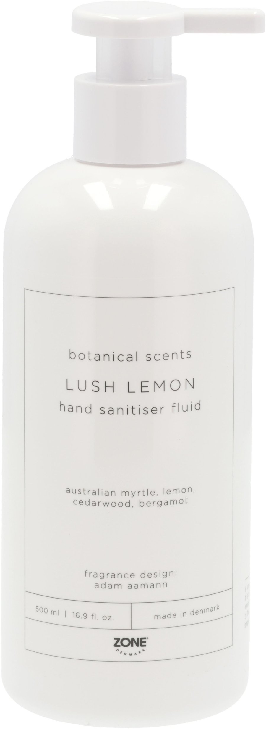 Zone Botanical Scents Fluid Handdesinfektionsmittel 500 ml, Lush Lemon