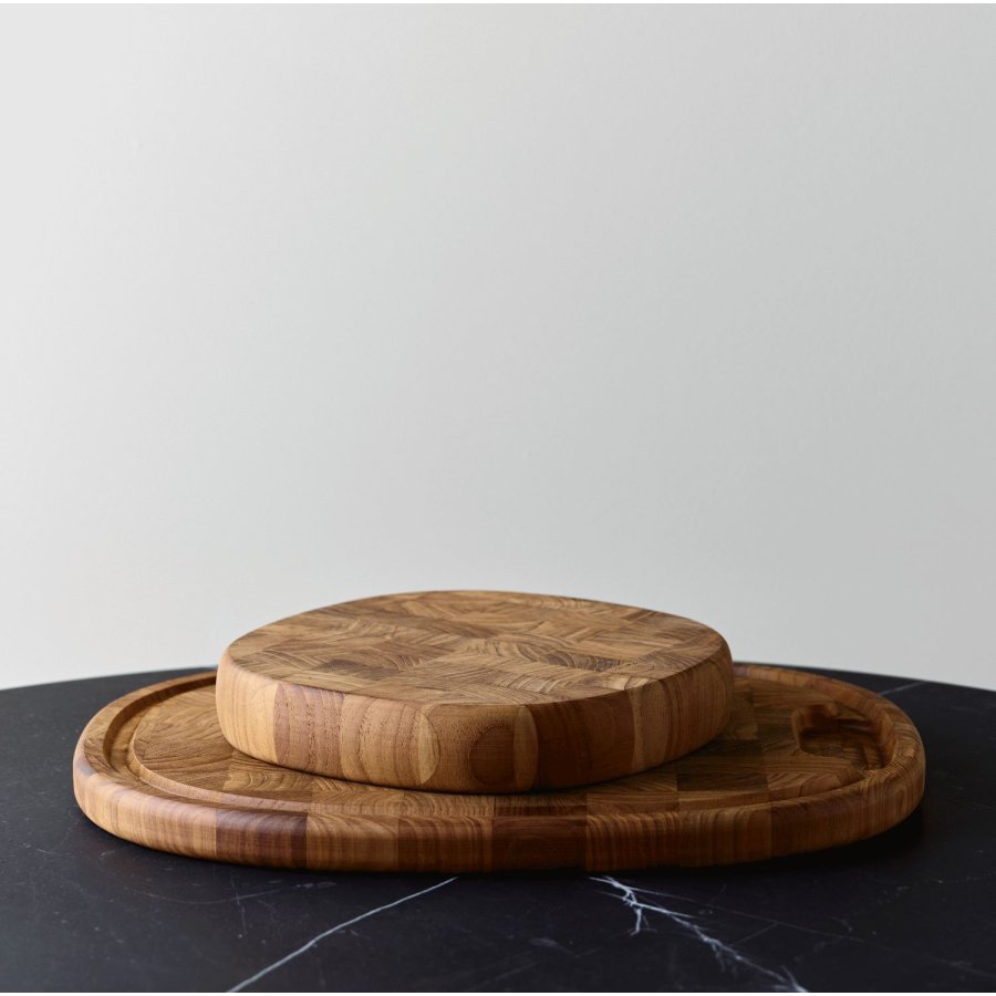 Piet Hein Superellipse Skrebrt 36x45 cm, Teak