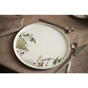 Pillivuyt Vinter Tallerken 26 cm, Hvid