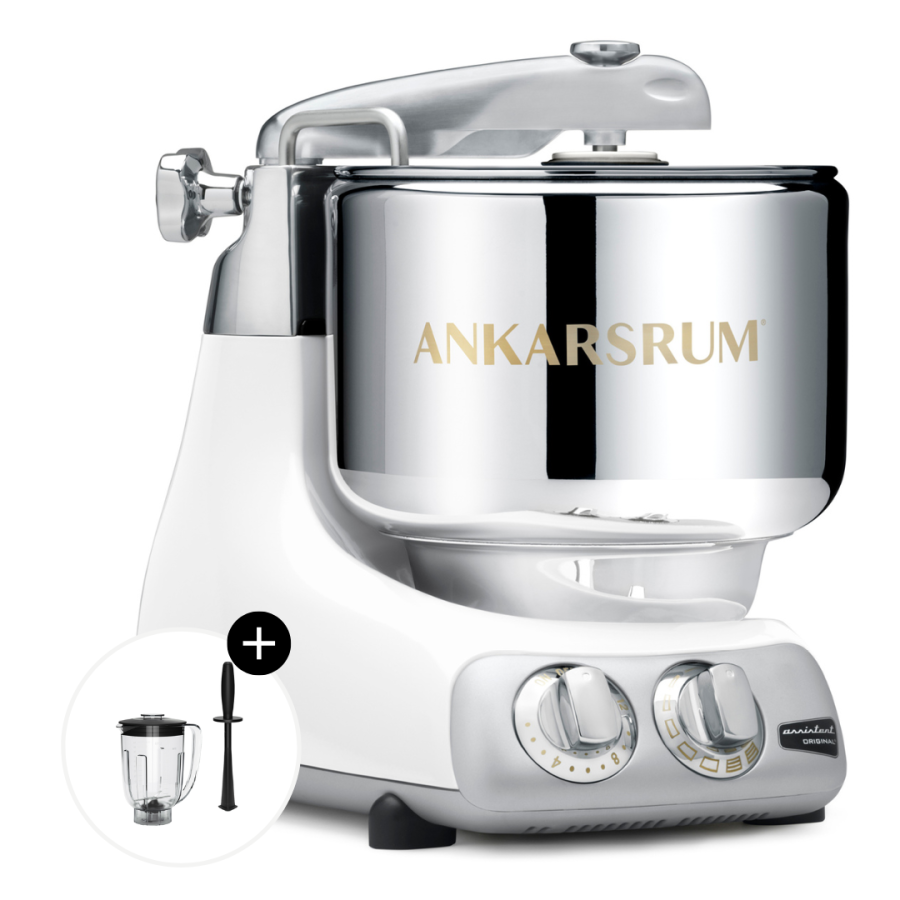 Ankarsrum Assistent Original K�kkenmaskine AKM 6230, Glossy Hvid