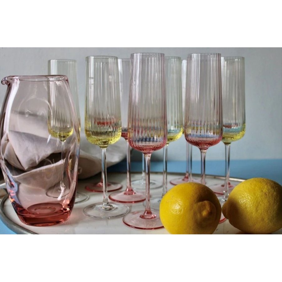 Anna von Lipa Ripple Champagnerglas 190 ml, Citron