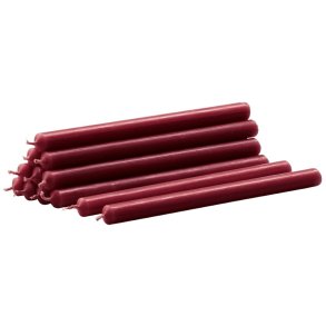 STOFF Nagel Kertelys 12 stk 18 cm, Bordeaux
