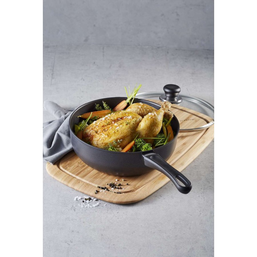 Scanpan Classic Sauteuse m. Non-stick Belgning og Lg 26 cm/3,7 L