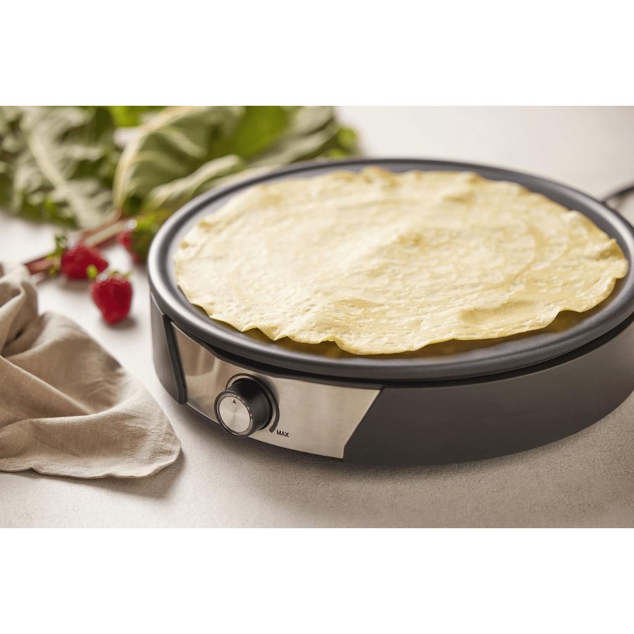 Blomsterbergs Crpepan 38 cm, Zwart/Staal