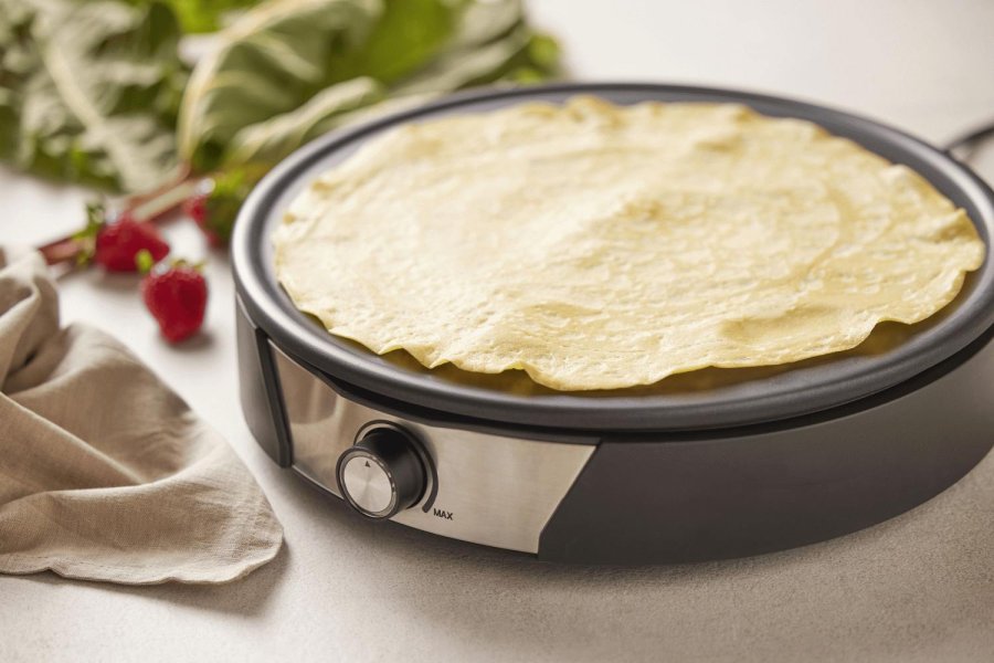 Blomsterbergs Crpepan 38 cm, Zwart/Staal