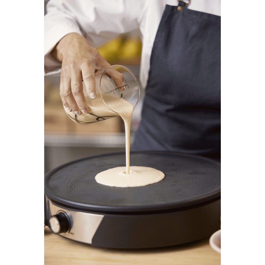 Blomsterbergs Crpepan 38 cm, Zwart/Staal