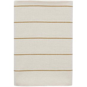 Sdahl Line Tischdecke 140x220 cm, Off Wei/Gold