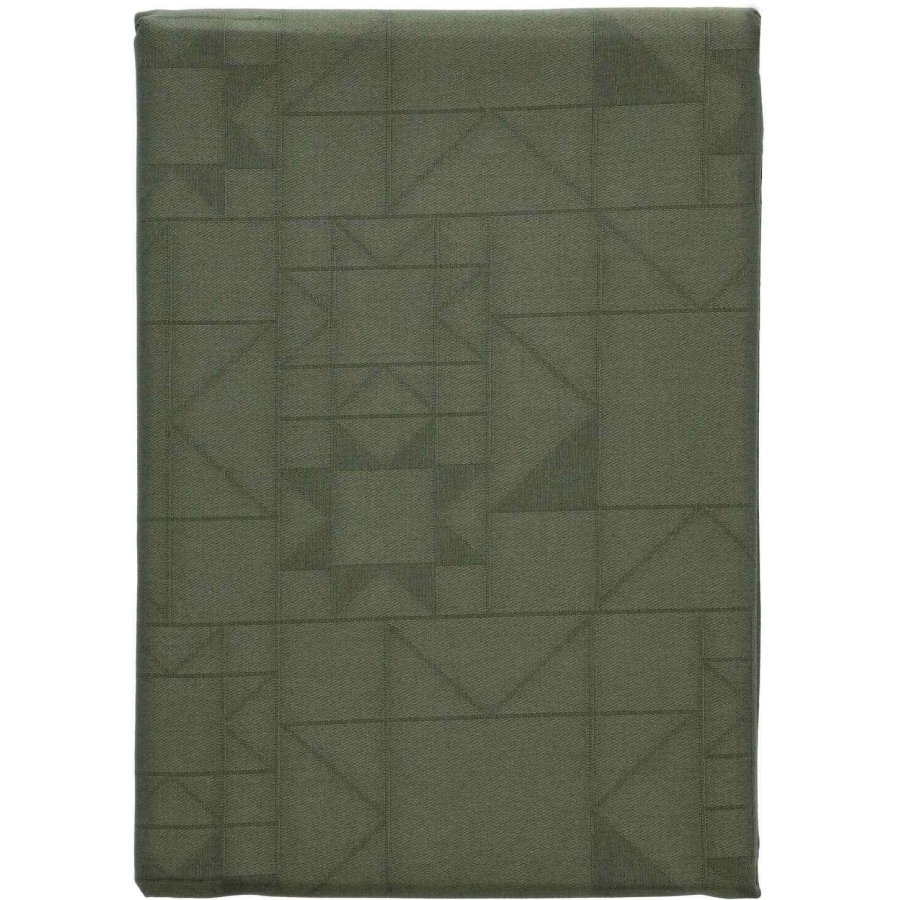 Södahl Star Damask Tischdecke 140x220 cm, Forest Green