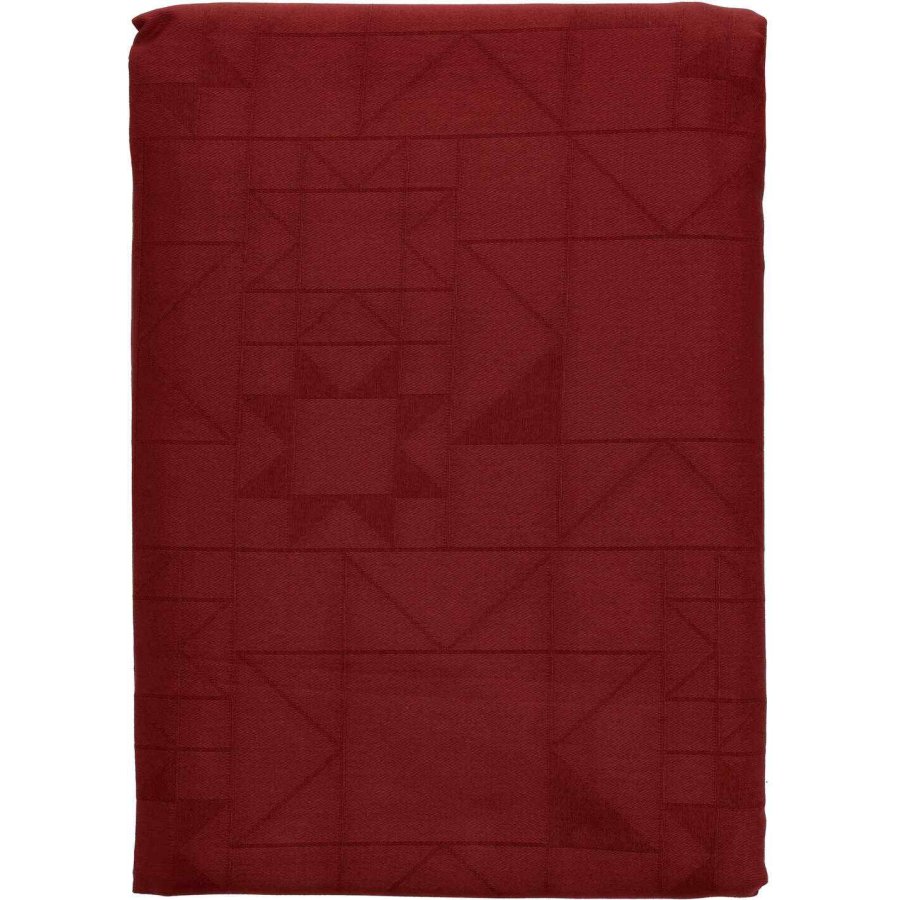 Södahl Star Damask Tischdecke 140x320 cm, Rot