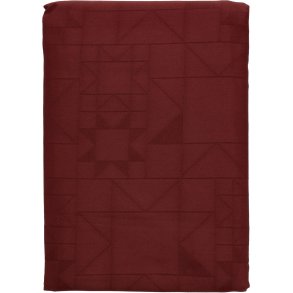 Sdahl Star Damask Tischdecke 140x370 cm, Rot