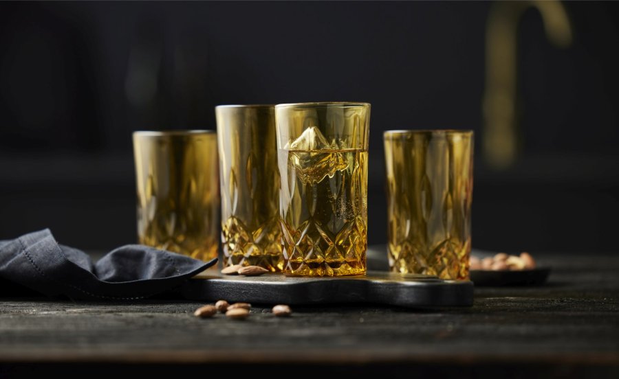 Lyngby Glas Sorrento Highballglas 4 stk. 38 cl, Rav