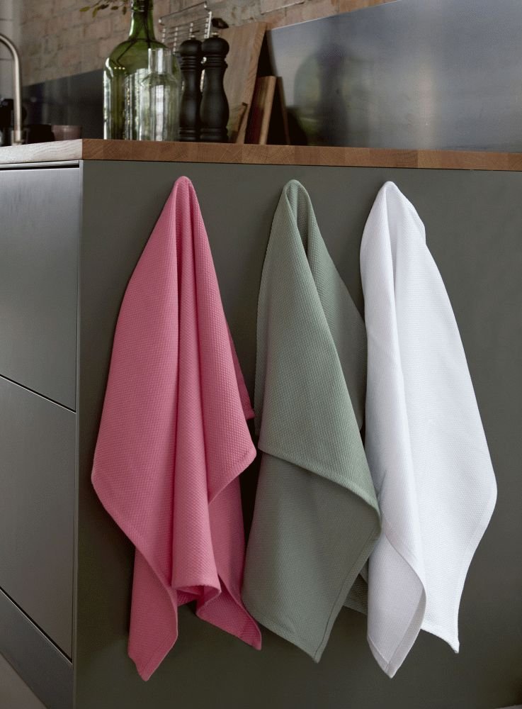 Bastian Diamond Geschirrtuch 50x70 cm, Wei�