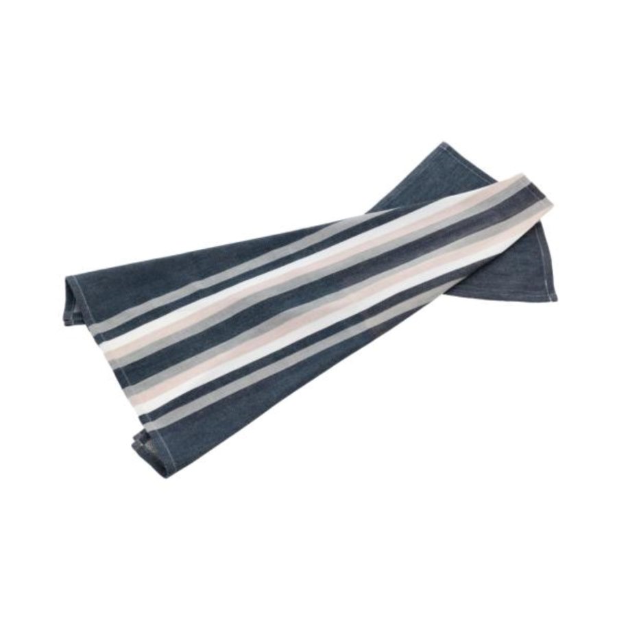 Bastian Ellie Geschirrtuch 70x50 cm, Blau/Grau/Rosa