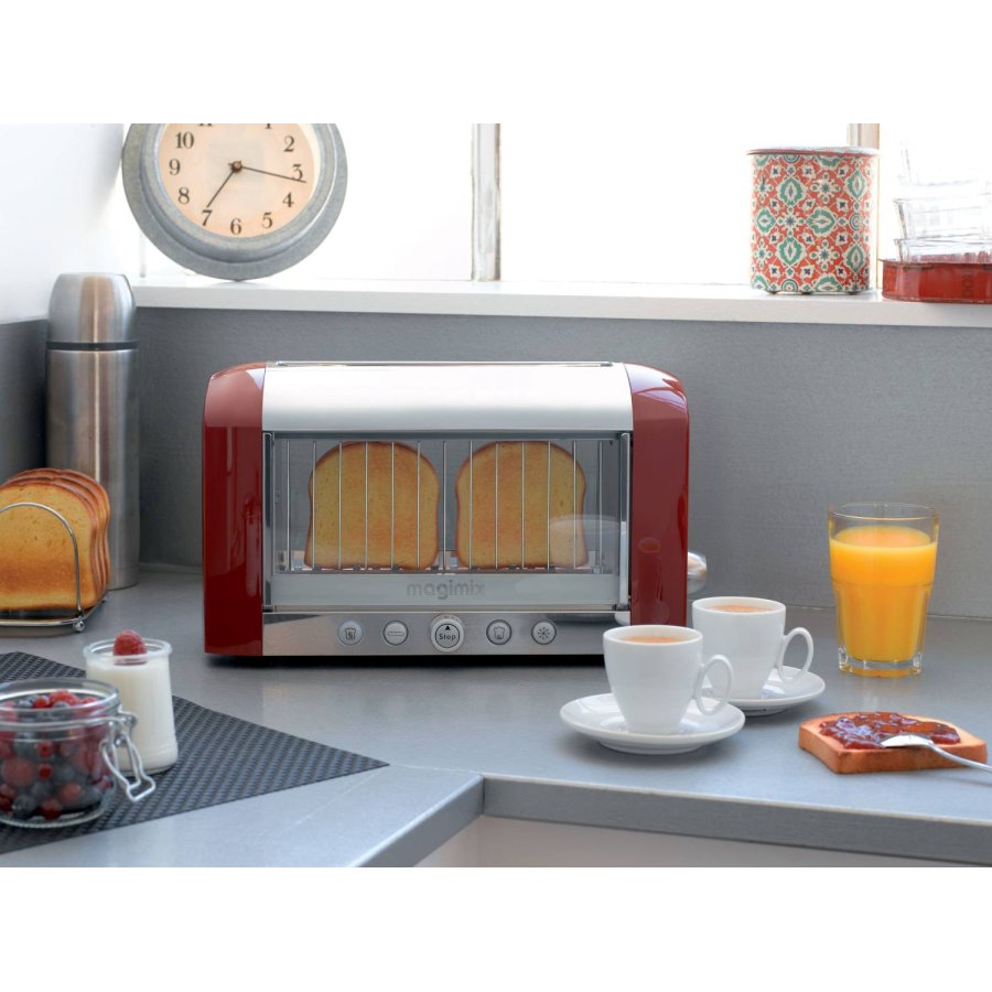 Magimix Brdrister Vision 2 Skiver, Rd/Stl