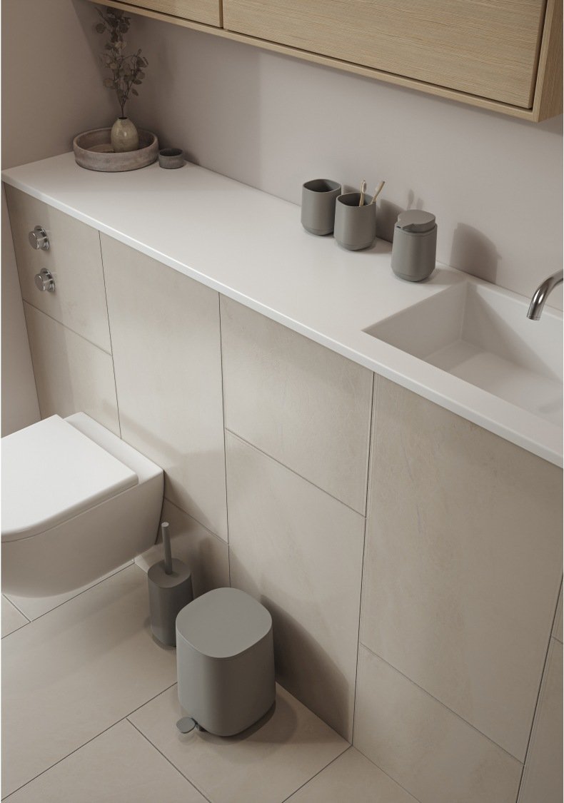 Zone Denmark Time Toiletbrste, Concrete