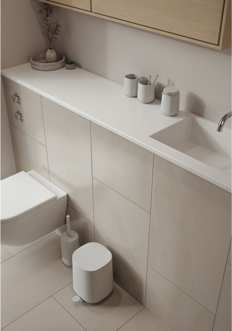 Zone Denmark Time Toiletbrste, Soft Grey
